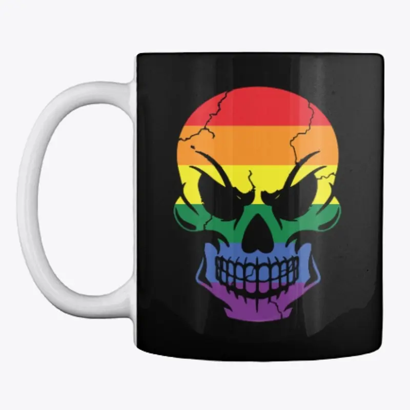 Rainbow Skull