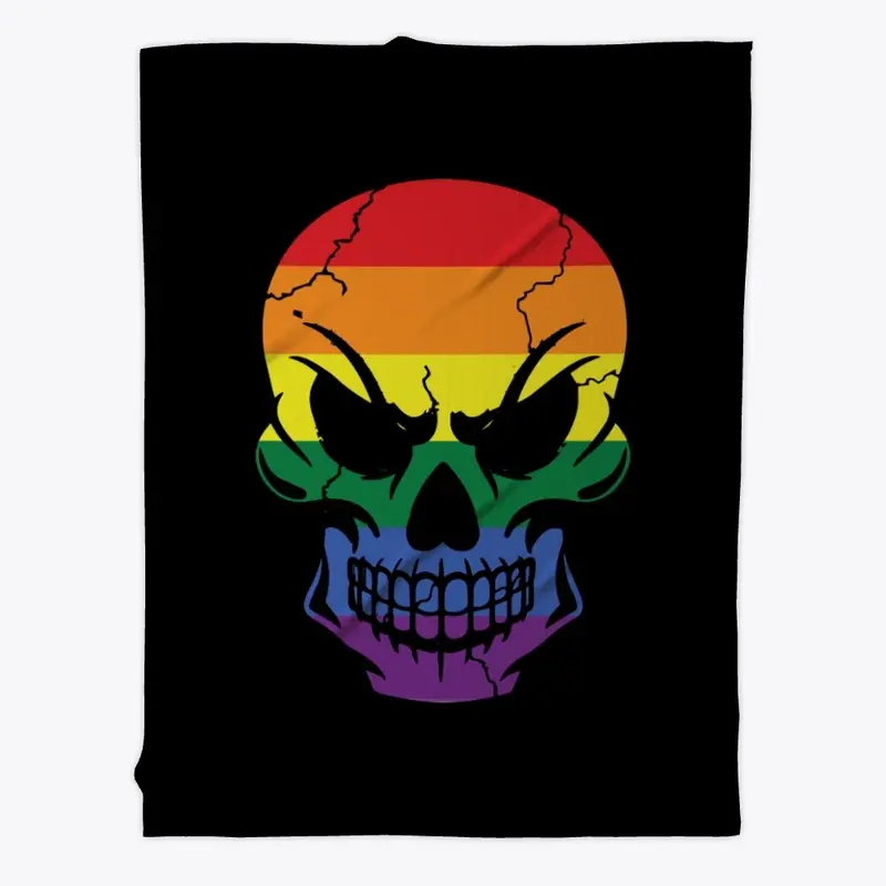 Rainbow Skull