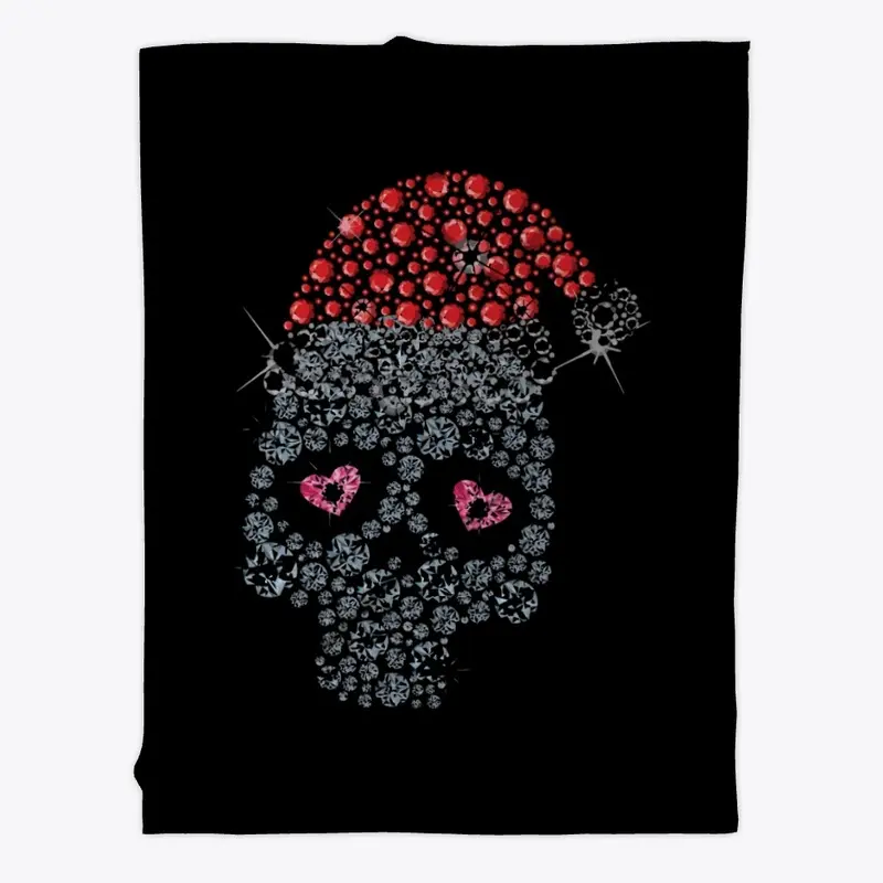 Christmas Bling Skull