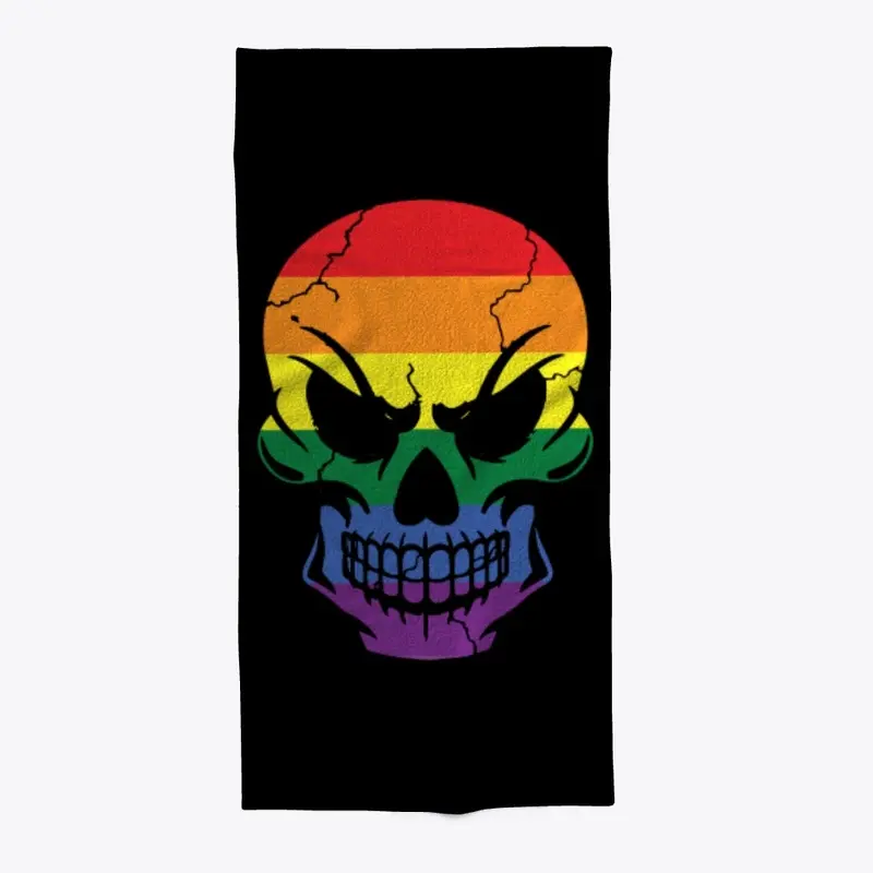 Rainbow Skull