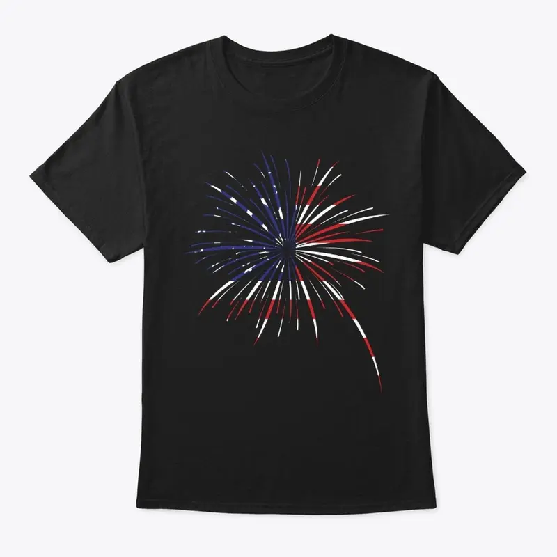 Fireworks flag