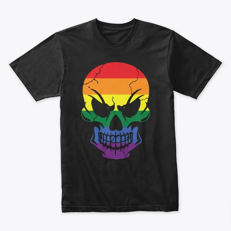 Rainbow Skull