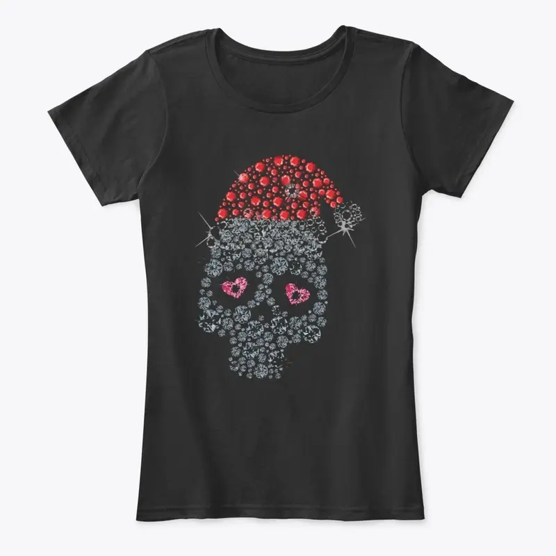 Christmas Bling Skull