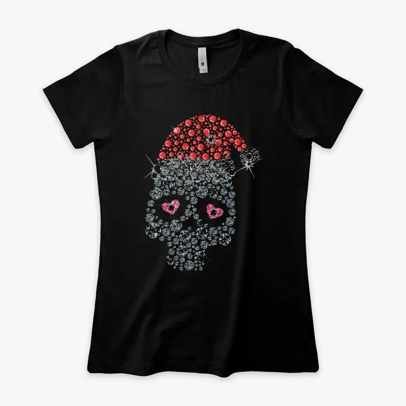 Christmas Bling Skull